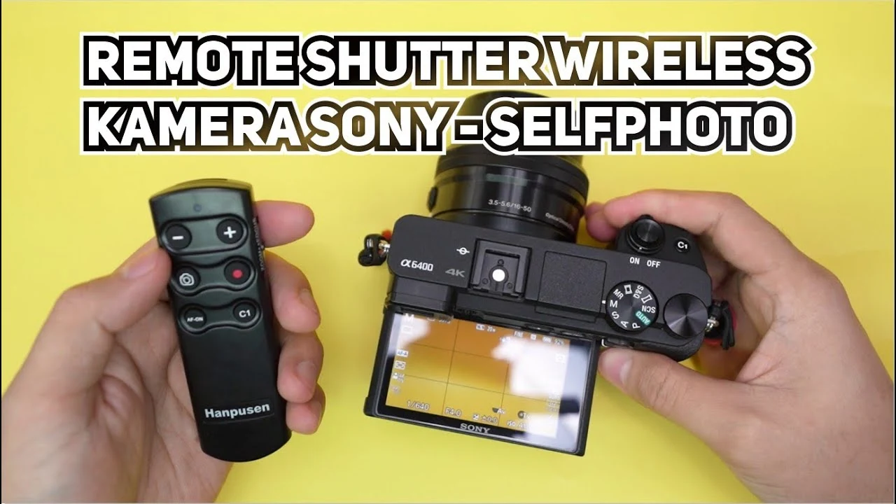 Cara Menyambungkan Remote Shutter Remote RMTP1BTA Hanpusen ke Sony