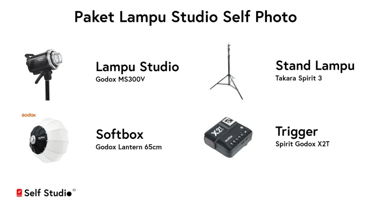 Lampu Studio Self Studio Foto