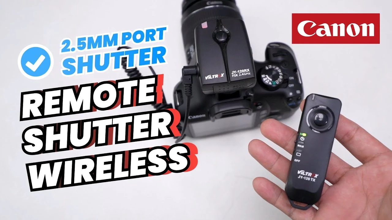 Tutorial Remote Shutter VILTROX JY120 Controller ke Kamera Canon