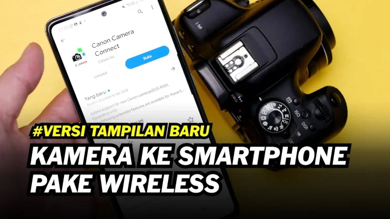 Cara Mengirim File Kamera ke HP Pake Wireless