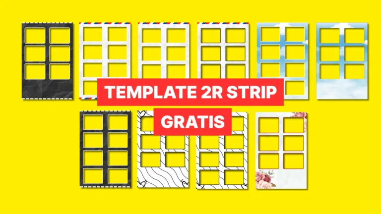 Template Strip Photobooth Gratis - Self Studio Booth