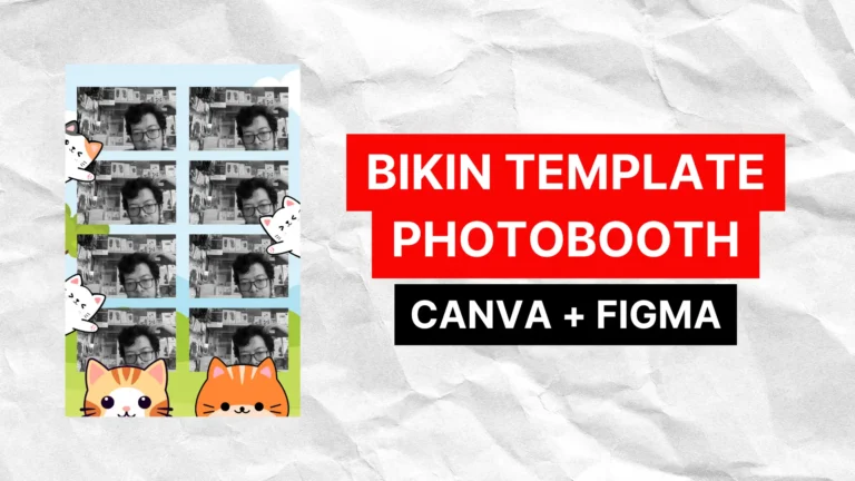 Buat desain template photobooth